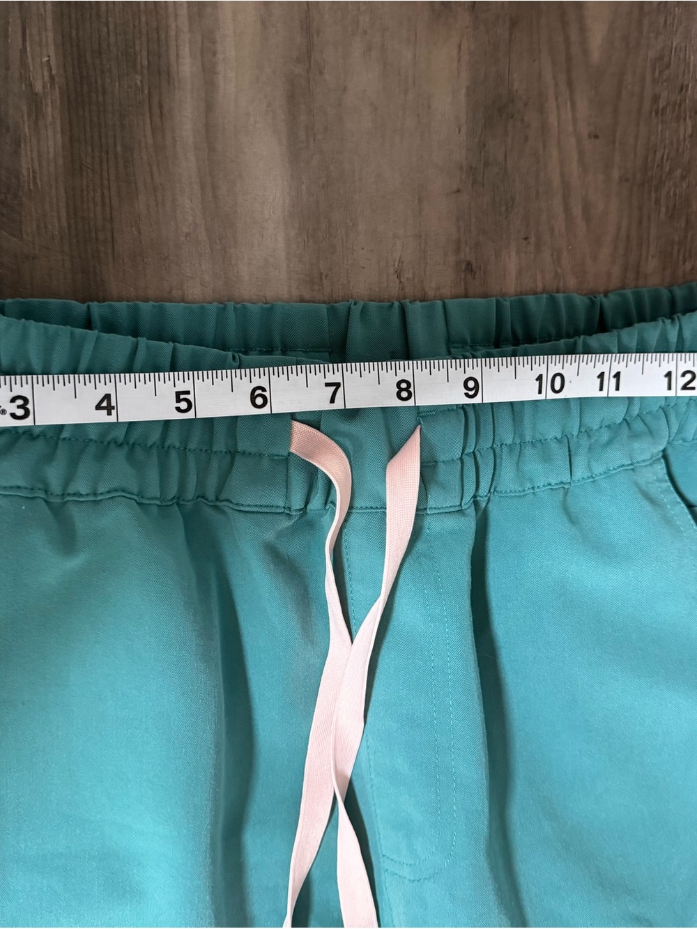 Figs Teal Slim Cargo Scrub Pants - Picture 5 of 8